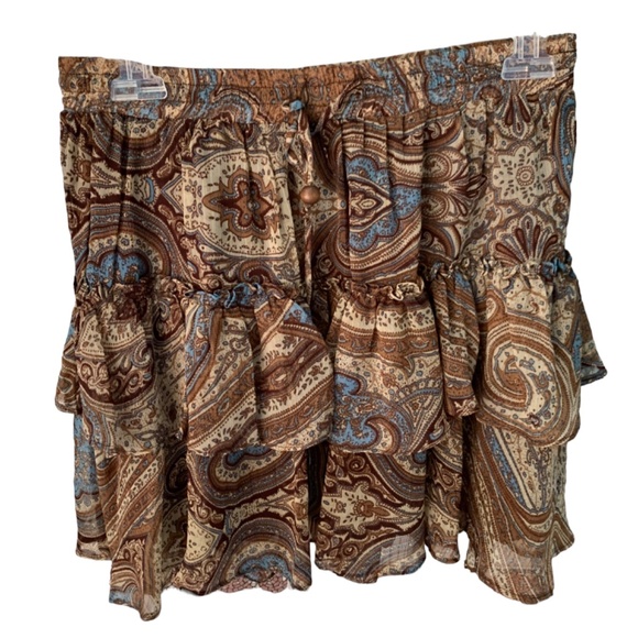 Miss Me Ruffled Mini Skirt S - Picture 4 of 4